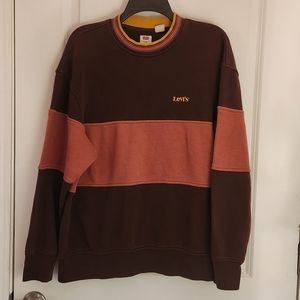 Levis Mens Sweatshirt w/Color Block Detail